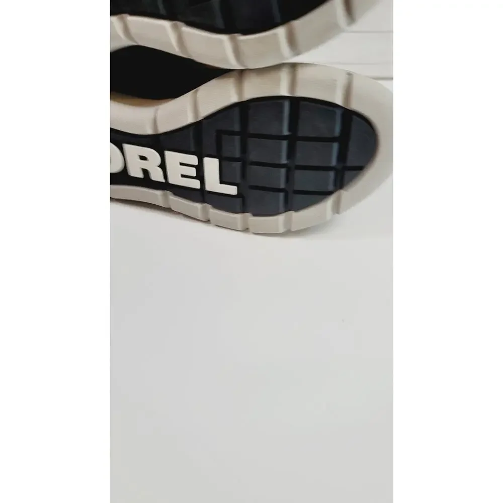Sorel Explorer Carnival Waterproof Snow Boot in Elk/Dark Stone, sz 9